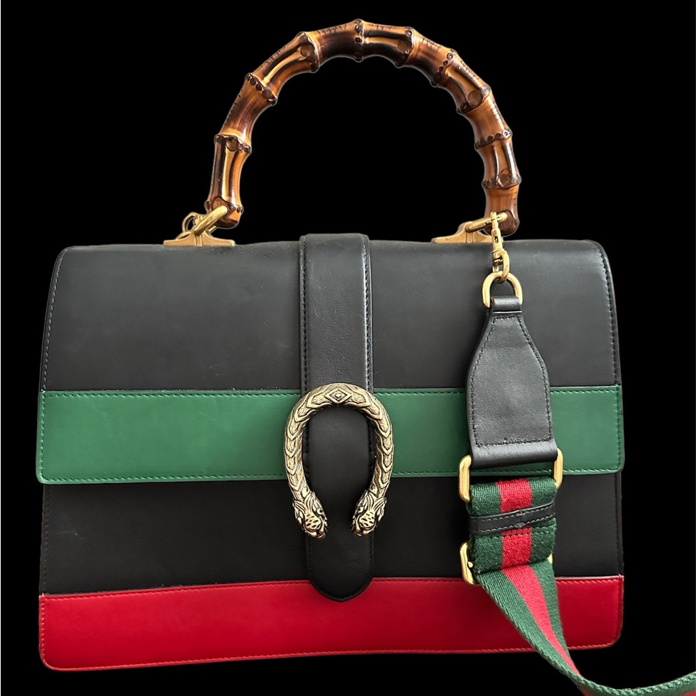 Gently used Gucci Dionysus bamboo handle bag